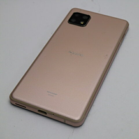 【中古】安心保証 超美品 AQUOS sense 5G SHG03 ライトカッパー 本体 即日発送 土日祝発送OK あす楽