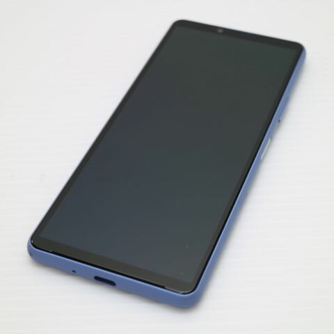 【中古】安心保証 美品 SO-52B Xperia 10 III ブルー 白ロム 本体 即日発送 土日祝発送OK あす楽