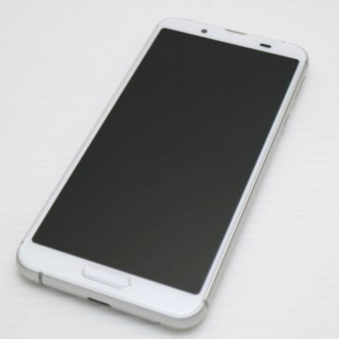 【中古】新品同様 SH-02M シルバーホワイト スマホ 白ロム 中古スマホ 本体 土日祝発送OK