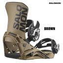 【新品未使用】24-25 SALOMON BINDING DISTRICT Brown サイズS 安心保証 即日発送 土日祝発送OK