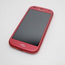 【中古】 超美品 F-42A らくらくスマートフォン ピンク 安心保証 即日発送 スマホ 白ロム 富士通 土日祝発送OK