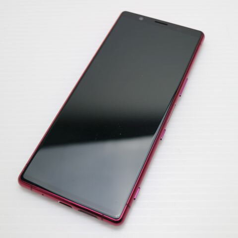 【中古】美品 SOV41 レッド スマホ 白ロム 中古スマホ 本体 土日祝発送OK