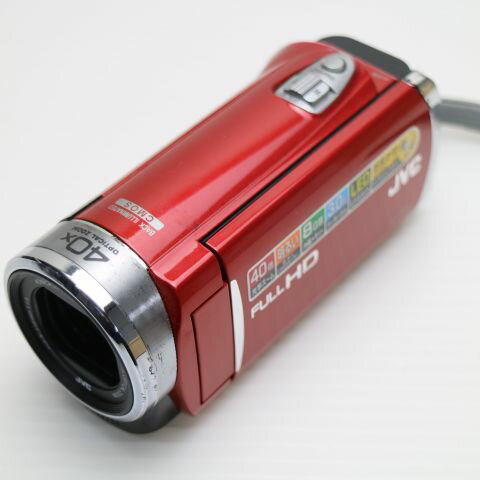 【中古】 美品 GZ-E225 フレッシュレッド 安心保証 即日発送 VICTOR JVC デジタルビデオカメラ 本体 土日祝発送OK