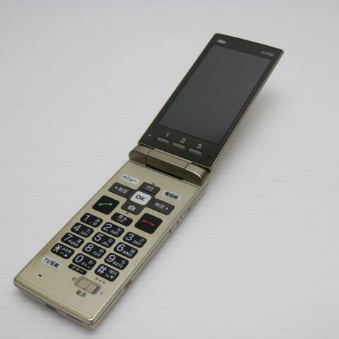 【中古】 美品 au KYF36 かんたんケータイ ゴールド 安心保証 即日発送 ガラケー KYOCERA au 本体 白ロム 土日祝発送OK