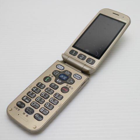 【中古】 良品中古 F-08C ゴールド 安心保証 即日発送 DoCoMo ガラケー FUJITSU らくらくホン 本体 白ロム 土日祝発送OK