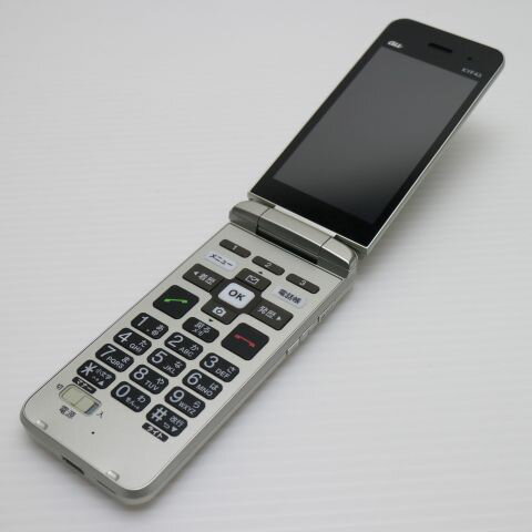 【中古】安心保証 超美品 かんたんケータイ ライト KYF43 シャンパンゴールド 本体 即日発送 土日祝発送OK あす楽