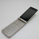 【中古】 良品中古 SH-02L AQUOS ケータイ ゴールド ガラケー 本体 白ロム 中古 土日祝発送OK