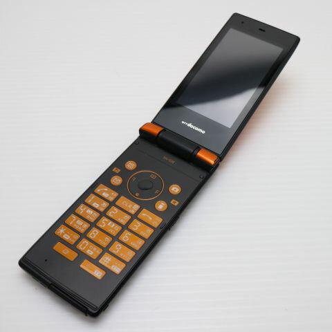【中古】 美品 SH-03E オレンジ 安心保証 即日発送 ガラケー SHARP DoCoMo 本体 白ロム 土日祝発送OK