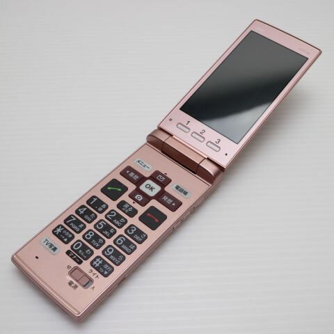 【中古】 超美品 au KYF36 かんたんケータイ ピンク 安心保証 即日発送 ガラケー KYOCERA au 本体 白ロム 土日祝発送OK SIMロック解除済み