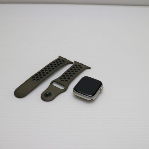 【中古】安心保証 美品 Apple Watch Series8 41mm GPS スターライト スマホ 中古土日祝発送
