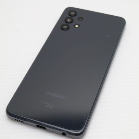 【中古】安心保証 美品 Galaxy A32 5G SCG08 オーサムブラック 白ロム 本体 即日発送 土日祝発送OK あす楽