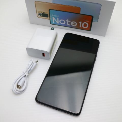 【中古】安心保証 美品 SIMフリー Redmi Note 10 Pro オニキスグレー 白ロム 本体 即日発送 土日祝発送OK あす楽