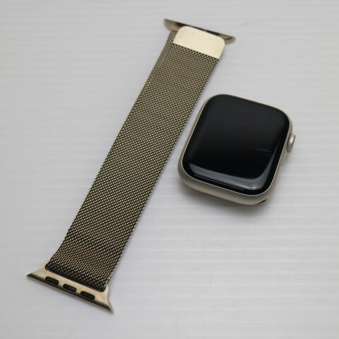 【中古】安心保証 超美品 Apple Watch Series7 45mm GPS スターライト 本体 即日発送 土日祝発送OK あす楽 【中古】安心保証 超美品 Apple Watch Series7 45mm GPS スターライト 本体 即日発送 土日祝発送OK あす楽