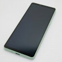 【中古】超美品 SO-52D Xperia 10 V セージグリーン DoCoMo スマホ SONY 安心保証 即日発送 土日祝発送OK