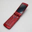 【中古】 美品 F-09B らくらくホン7 レッド 安心保証 即日発送 DoCoMo ガラケー FUJITSU Fー09B 本体 白ロム 土日祝発送OK