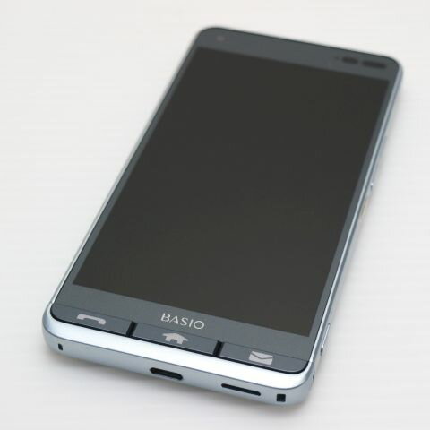 【中古】 美品 KYV43 BASIO3 ブルー スマホ 安心保証 即日発送 スマホ 中古本体 白ロム 中古 au KYOCERA 土日祝発送OK