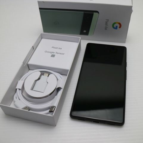 【中古】安心保証 良品中古 SIMフリー Google Pixel 6a セージ スマホ 白ロム 中古土日祝発送OK