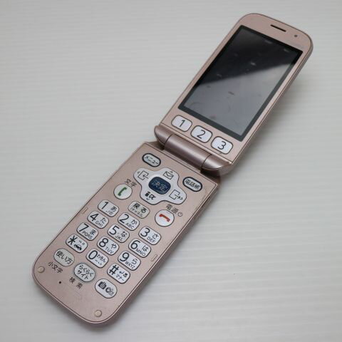 【中古】 中古 F-08C ピンク 即日発送 DoCoMo ガラケー FUJITSU らくらくホン 本体 土日祝発送OK