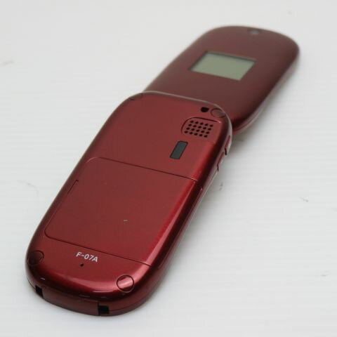 【中古】 美品 F-07A レッド 安心保証 即日発送 DoCoMo ガラケー FUJITSU Fー07A 本体 白ロム 土日祝発送OK
