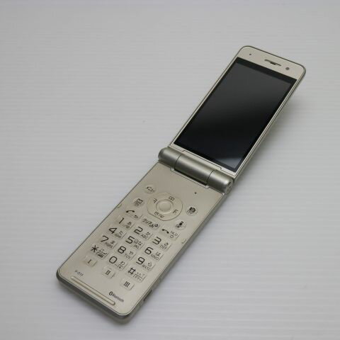 【中古】 美品 P-01F シャンパンゴールド 安心保証 即日発送 ガラケー Panasonic DoCoMo 本体 白ロム 土日祝発送OK