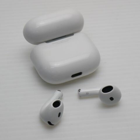【中古】美品 AirPods 4(アクティブノイズキャンセリング非搭載) イヤホン APPLE 安心保証 即日発送 土日祝発送OK