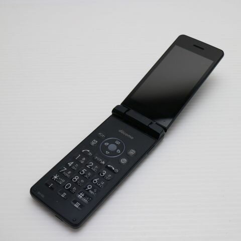 【中古】 美品 SH-02L AQUOS ケータイ ブラック ガラケー 本体 白ロム 中古 土日祝発送OK