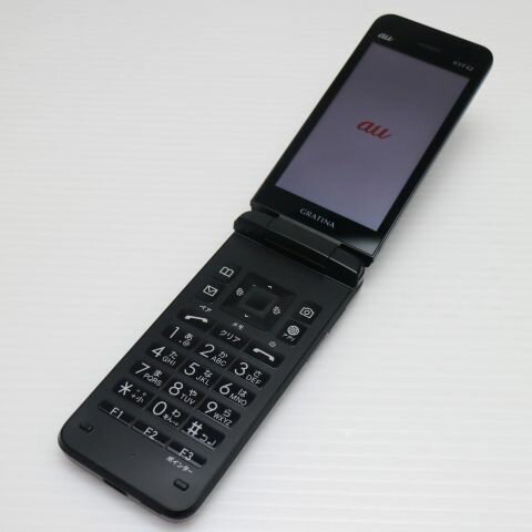 【中古】安心保証 美品 GRATINA KYF42 ブラック 白ロム 本体 即日発送 土日祝発送OK あす楽 SIMロック解除済み