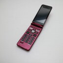 【中古】安心保証 超美品 かんたんケータイ ライト KYF43 ワインレッド 本体 即日発送 土日祝発送OK あす楽