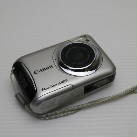 【中古】 超美品 PowerShot A495 シルバー 安心保証 即日発送 Canon デジカメ デジタルカメラ 本体 土日祝発送OK