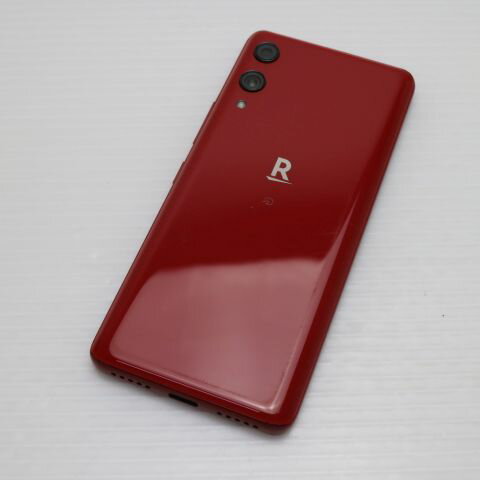 【中古】 美品 Rakuten Hand クリムゾンレッド 安心保証 即日発送 スマホ 白ロム 楽天 土日祝発送OK