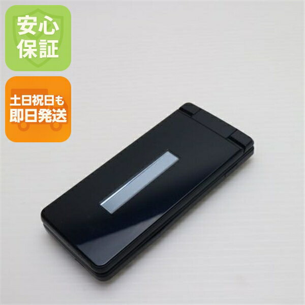 【中古】 美品 805SH AQUOS ケータイ3 ブラック ガラケー 本体 白ロム 中古 土日祝発送OK