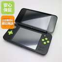 【中古】 超美品 NEWニンテンドー2DS LL ブラック×ライム 安心保証 即日発送 2DS NINTENDO 本体 土日祝発送OK