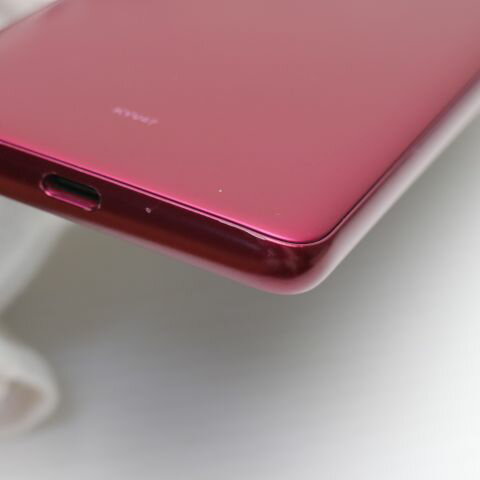 【中古】超美品 BASIO4 ワインレッド スマホ 白ロム 中古スマホ 本体 土日祝発送OK