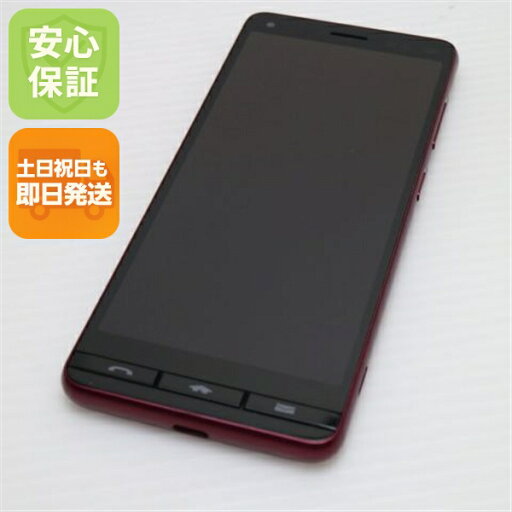 【中古】超美品 BASIO4 ワインレッド スマホ 白ロム 中古スマホ 本体 土日祝発送OK 【中古】超美品 BASIO4 ワインレッド スマホ 白ロム 中古スマホ 本体 土日祝発送OK