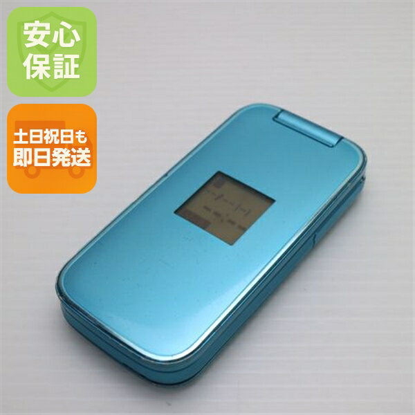 【中古】 良品中古 F-01G らくらくホン ベーシック4 ブルー 安心保証 即日発送 ガラケー DoCoMo 富士通 本体 白ロム 土日祝発送OK