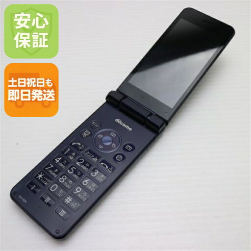 【中古】 超美品 SH-02K ブラック ガラケー 本体 白ロム 中古 土日祝発送OK 【中古】 超美品 SH-02K ブラック ガラケー 本体 白ロム 中古 土日祝発送OK