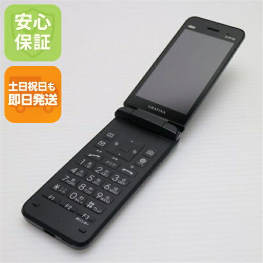 【中古】安心保証 超美品 GRATINA KYF42 ブラック 本体 即日発送 土日祝発送OK あす楽 【中古】安心保証 超美品 GRATINA KYF42 ブラック 本体 即日発送 土日祝発送OK あす楽
