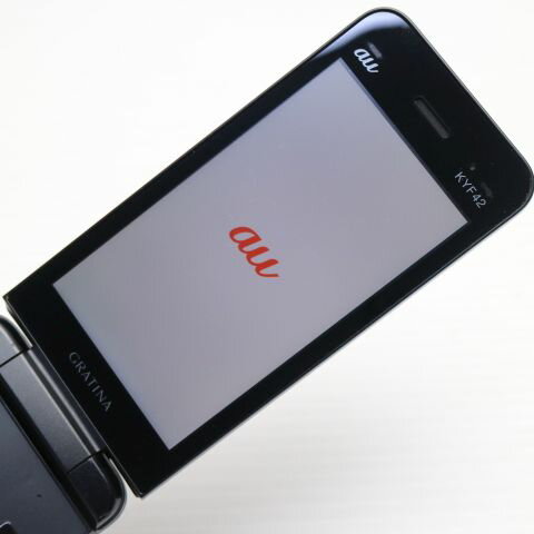 【中古】安心保証 美品 GRATINA KYF42 ブラック 白ロム 本体 即日発送 土日祝発送OK あす楽