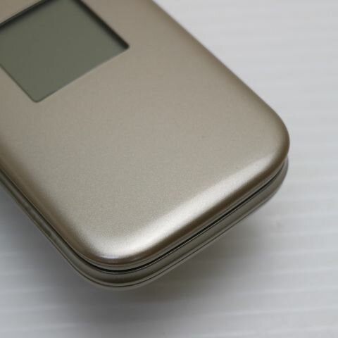 【中古】 超美品 F-08C ゴールド 安心保証 即日発送 DoCoMo ガラケー FUJITSU らくらくホン 本体 白ロム 土日祝発送OK