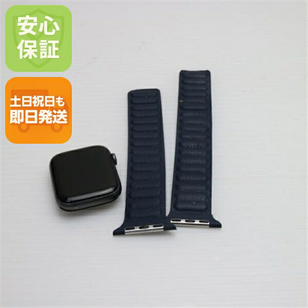 【中古】美品 Apple Watch series5 44mm GPSモデル スペースブラック 中古 土日祝発送OK