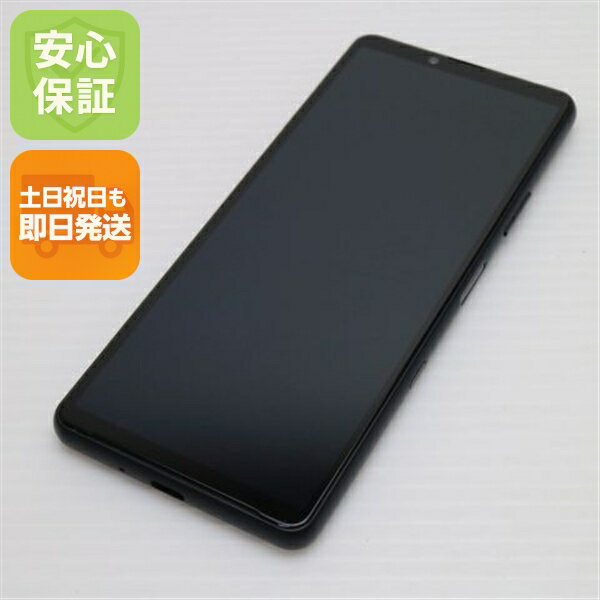 【中古】安心保証 新品同様 SIMフリー Xperia 10 III Lite ブラック スマホ 白 ...