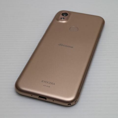 【中古】安心保証 新品同様 KY-51B あんしんスマホ ピンクゴールド スマホ 白ロム 本体 即日発送 土日祝発送OK あす楽
