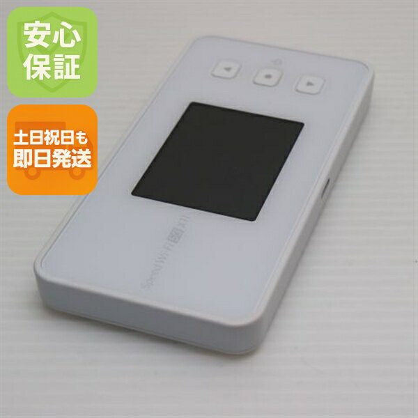 【中古】安心保証 新品同様 Speed Wi-Fi 5G X11 NAR01 スノーホワイト スマホ 白ロム 本体 即日発送 土日祝発送OK あす楽