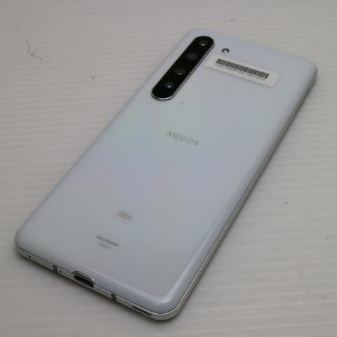 【中古】美品 SHG01 AQUOS R5G オーロラホワイト スマホ 白ロム 中古 土日祝発送OK