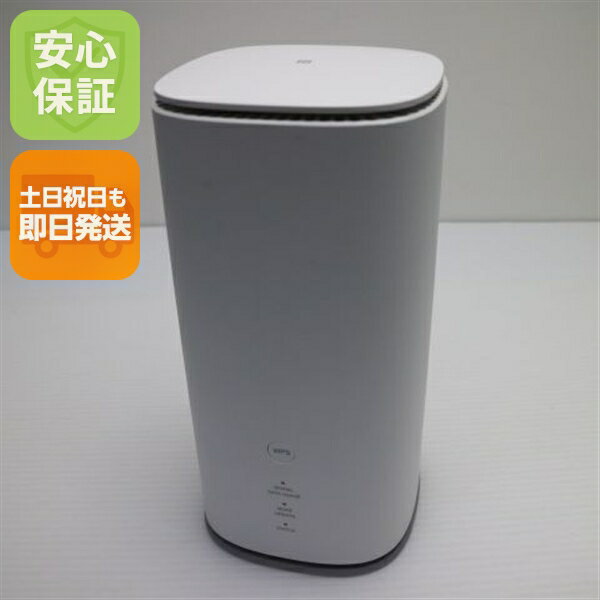 【中古】超美品 Speed Wi-Fi HOME 5G L13 ZTR02 ホワイト AU ルーター ...