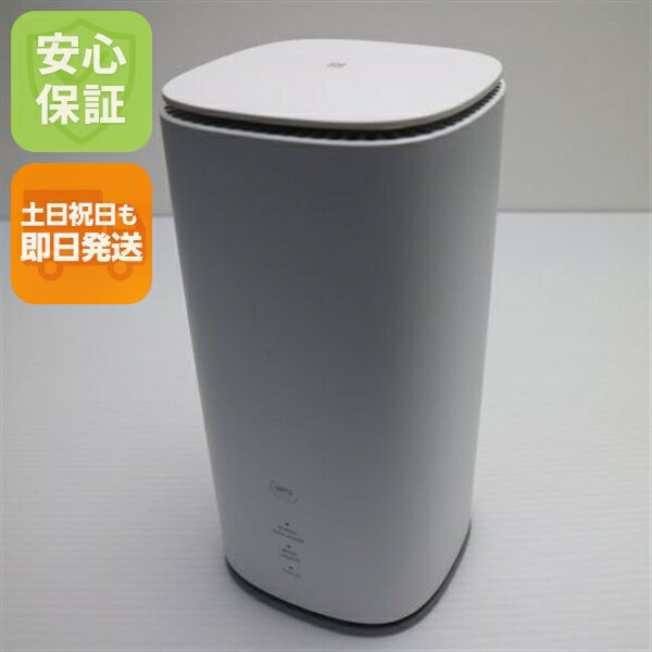 【中古】超美品 Speed Wi-Fi HOME 5G L13 ZTR02 ホワイト AU ルーター ...