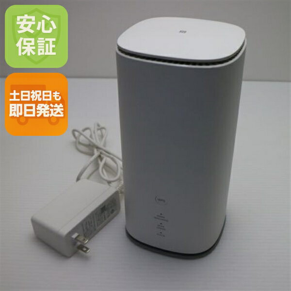 【中古】美品 Speed Wi-Fi HOME 5G L13 ZTR02 ホワイト AU ルーター  ...