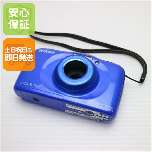 Rakuten - 【中古】 美品 COOLPIX W100 ブルー 安心保証 即日発送 コンデジ Nikon 本体 土日祝発送OK