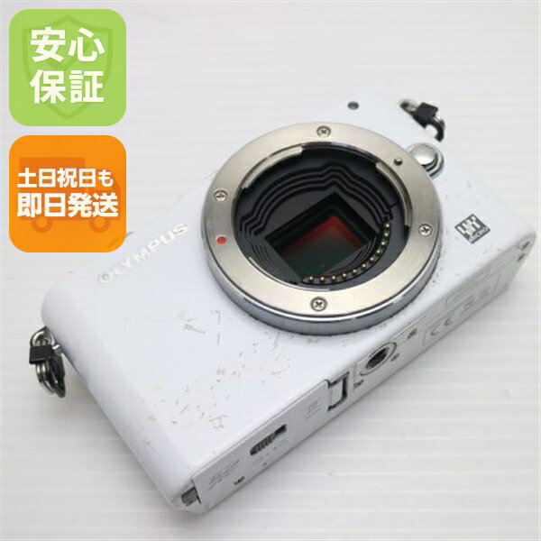 乐天商城 - 【中古】 良品中古 E-PM1 ホワイト ボディ 安心保証 即日発送 OLYMPUS デジタル一眼 本体 土日祝発送OK