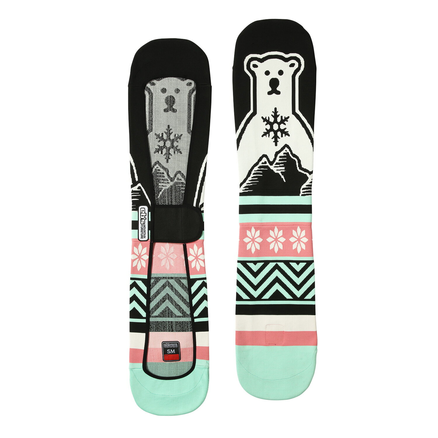 【新品未使用】 25-26 eb's Knit Cover KNIT COVER BEAR ML MINT/PK 土日祝発送OK